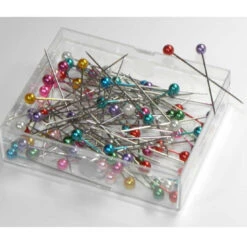 Prym Pearl Colour Headed Pins | 85 Pack -Jaycotts Shop Prym 028625 pearl head pins2