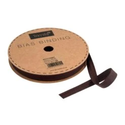 Rich Chocolate Bias Binding | Narrow