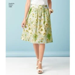 Simplicity Pattern 1369 Misses' Skirts In 3 Lengths -Jaycotts Shop S1369 product hires 02