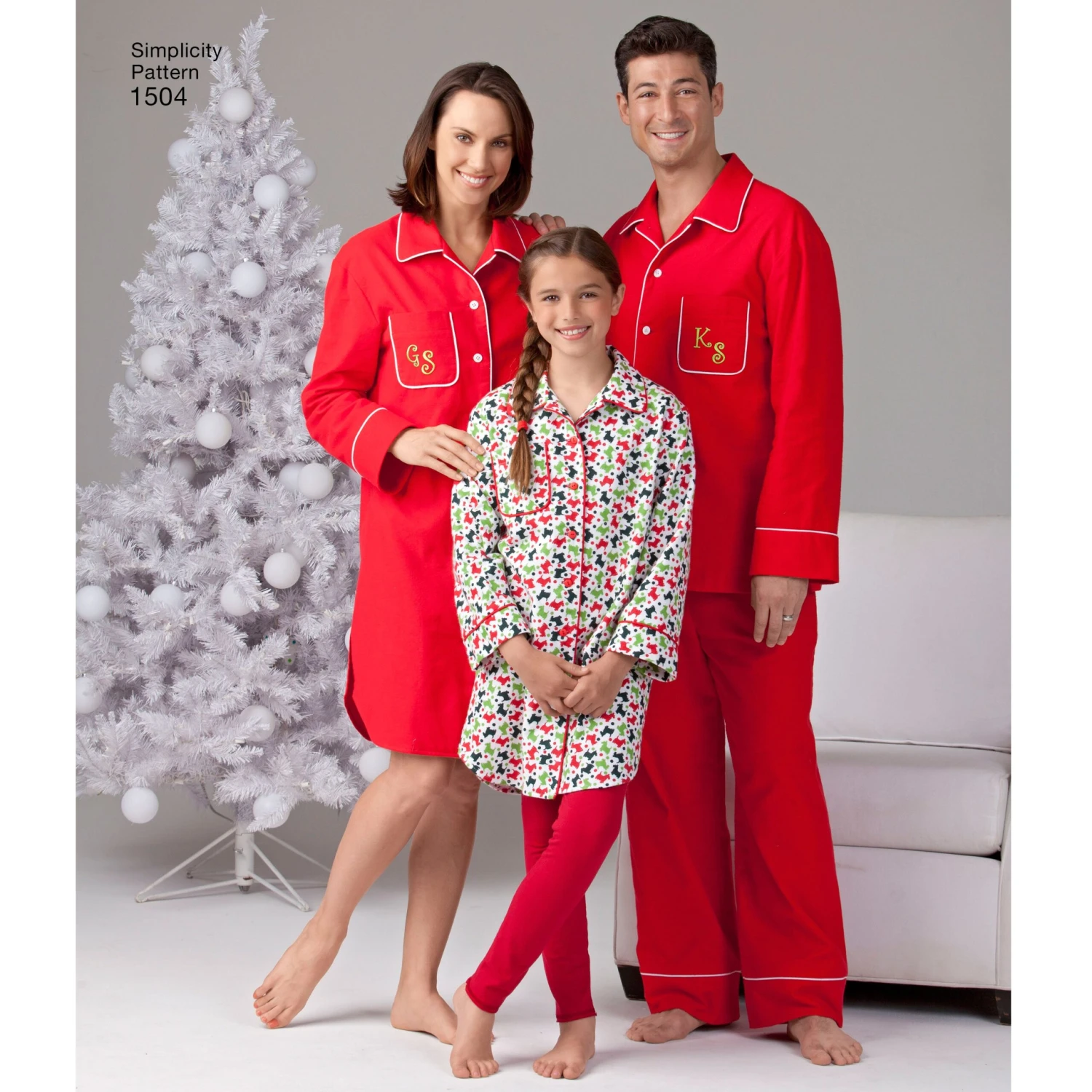Simplicity Pattern 1504 Child's, Teens' And Adults' Loungewear | Easy 1 Simplicity Pattern 1504 Child's, Teens' And Adults' Loungewear | Easy