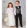 Simplicity Pattern 1509 Boy's Wedding Bow Tie And Vest