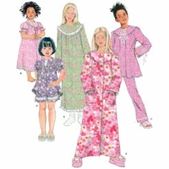 Simplicity Pattern 1571 Child's And Girl's Nightgown,