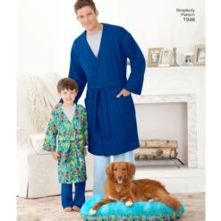 Simplicity Pattern 1946 Robe - Child's Teen's And Adults' | Learn To Sew