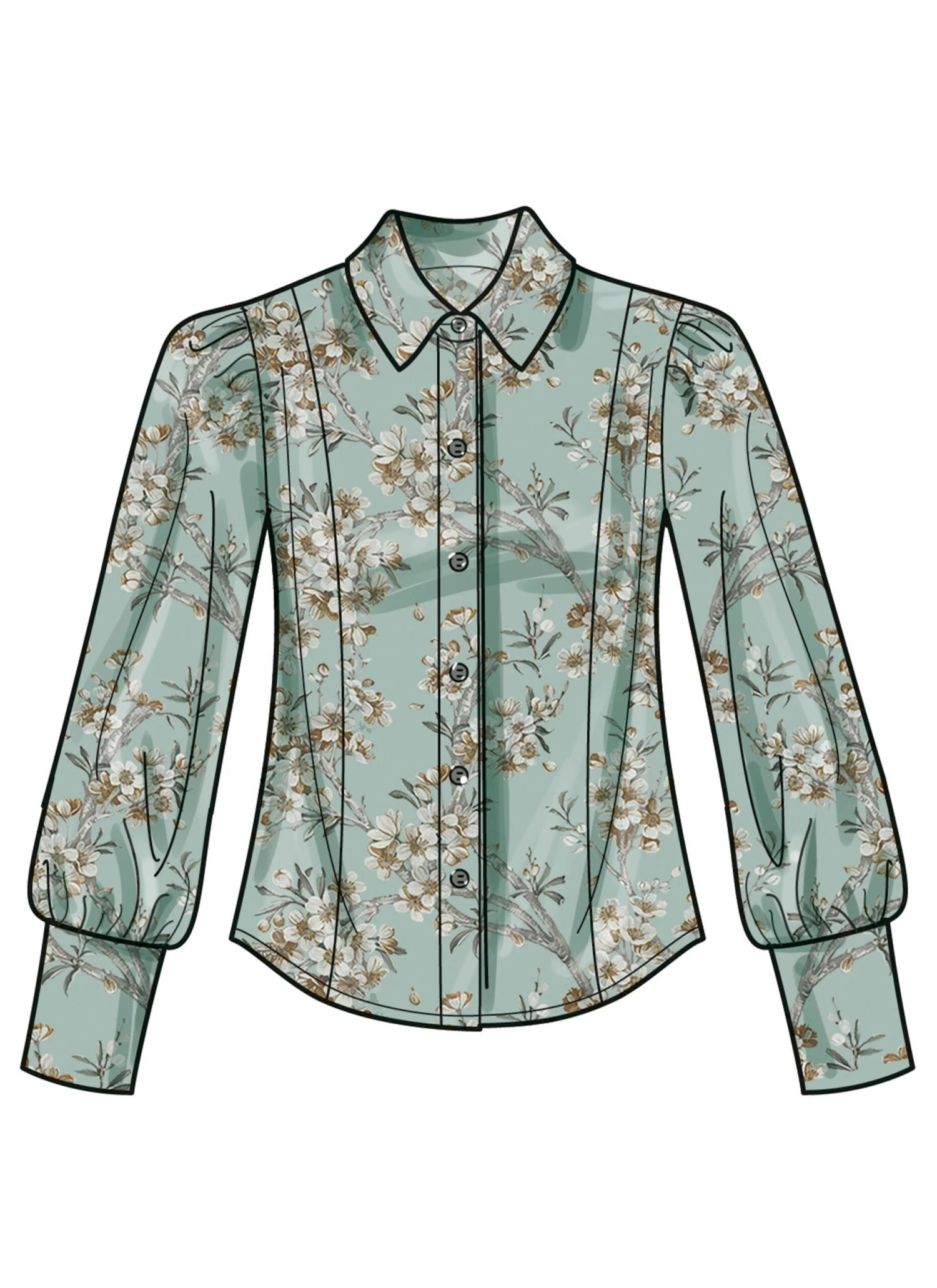 Simplicity Sewing Pattern 3002 Blouses 8 Simplicity Sewing Pattern 3002 Blouses - Image 8