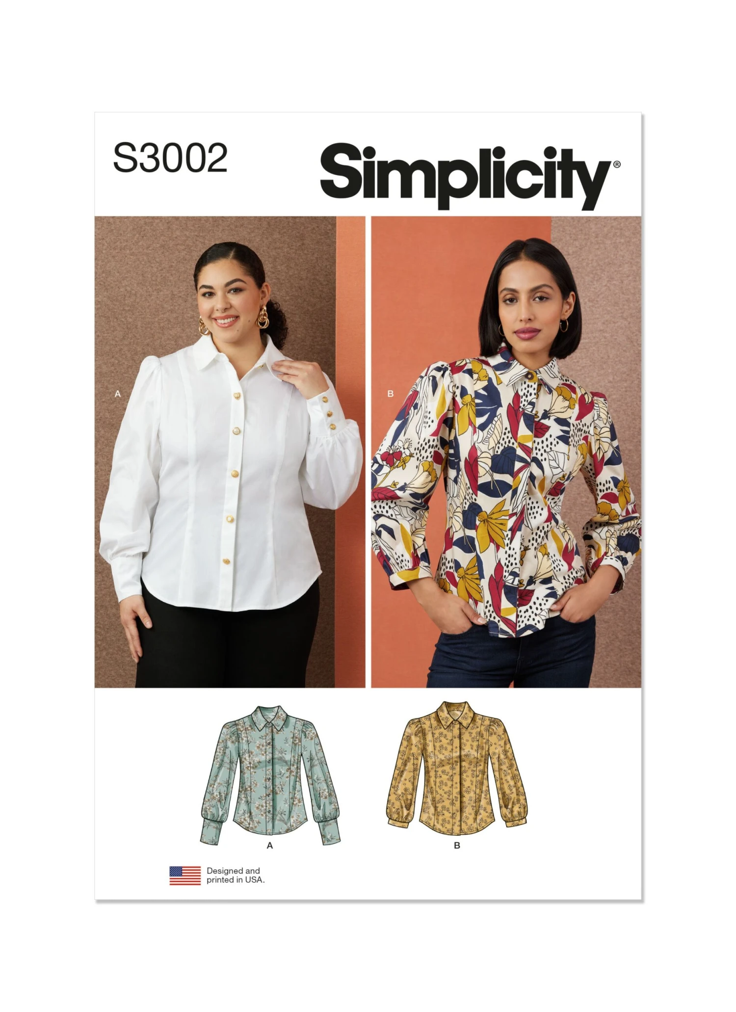 Simplicity Sewing Pattern 3002 Blouses 2 Simplicity Sewing Pattern 3002 Blouses - Image 2