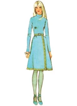 Simplicity Sewing Pattern 3017 Dress With Front-Wrap Skirt And Scarf -Jaycotts Shop S3017 01