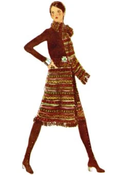 Simplicity Sewing Pattern 3017 Dress With Front-Wrap Skirt And Scarf -Jaycotts Shop S3017 04