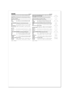 Simplicity Sewing Pattern S3046 Vintage Simplicity 1970's Jiffy Knit Dress -Jaycotts Shop S3046 envelope back