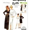 Simplicity Sewing Pattern S3046 Vintage Simplicity 1970's Jiffy Knit Dress