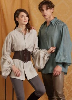 Simplicity S3062 Unisex Costume Shirts Pattern By Scissor IMP Workshop