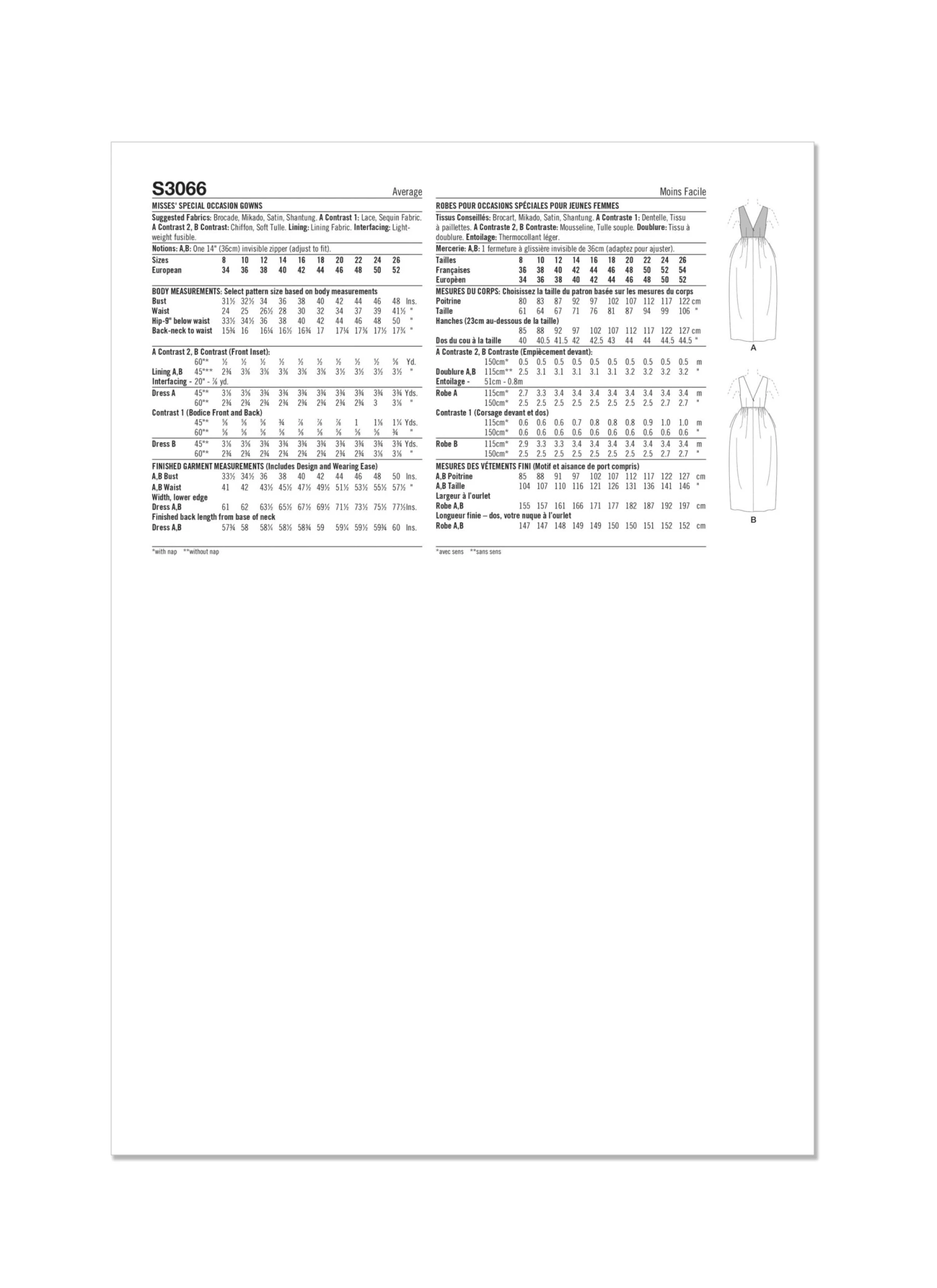 Simplicity Sewing Pattern 3066 Special Occasion Gowns 6 Simplicity Sewing Pattern 3066 Special Occasion Gowns - Image 6