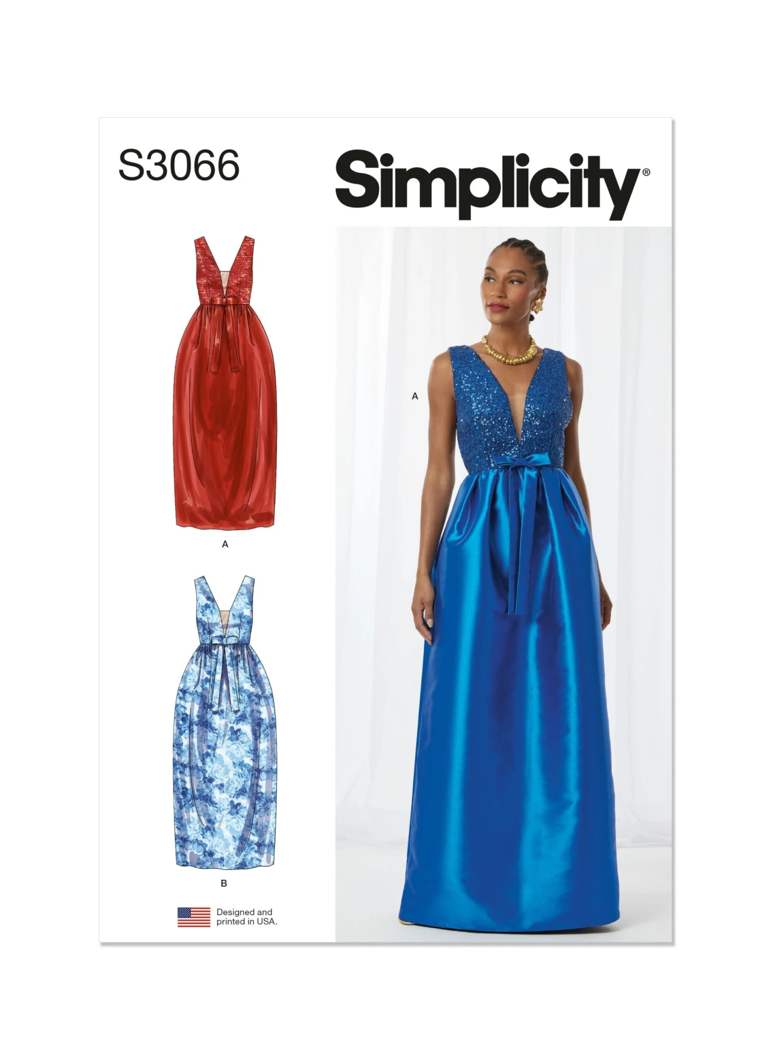 Simplicity Sewing Pattern 3066 Special Occasion Gowns 2 Simplicity Sewing Pattern 3066 Special Occasion Gowns - Image 2