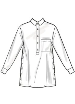 Simplicity Sewing Pattern 3068 Top And Tunics -Jaycotts Shop S3068 04