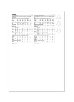 Simplicity Sewing Pattern 3068 Top And Tunics -Jaycotts Shop S3068 envelope back