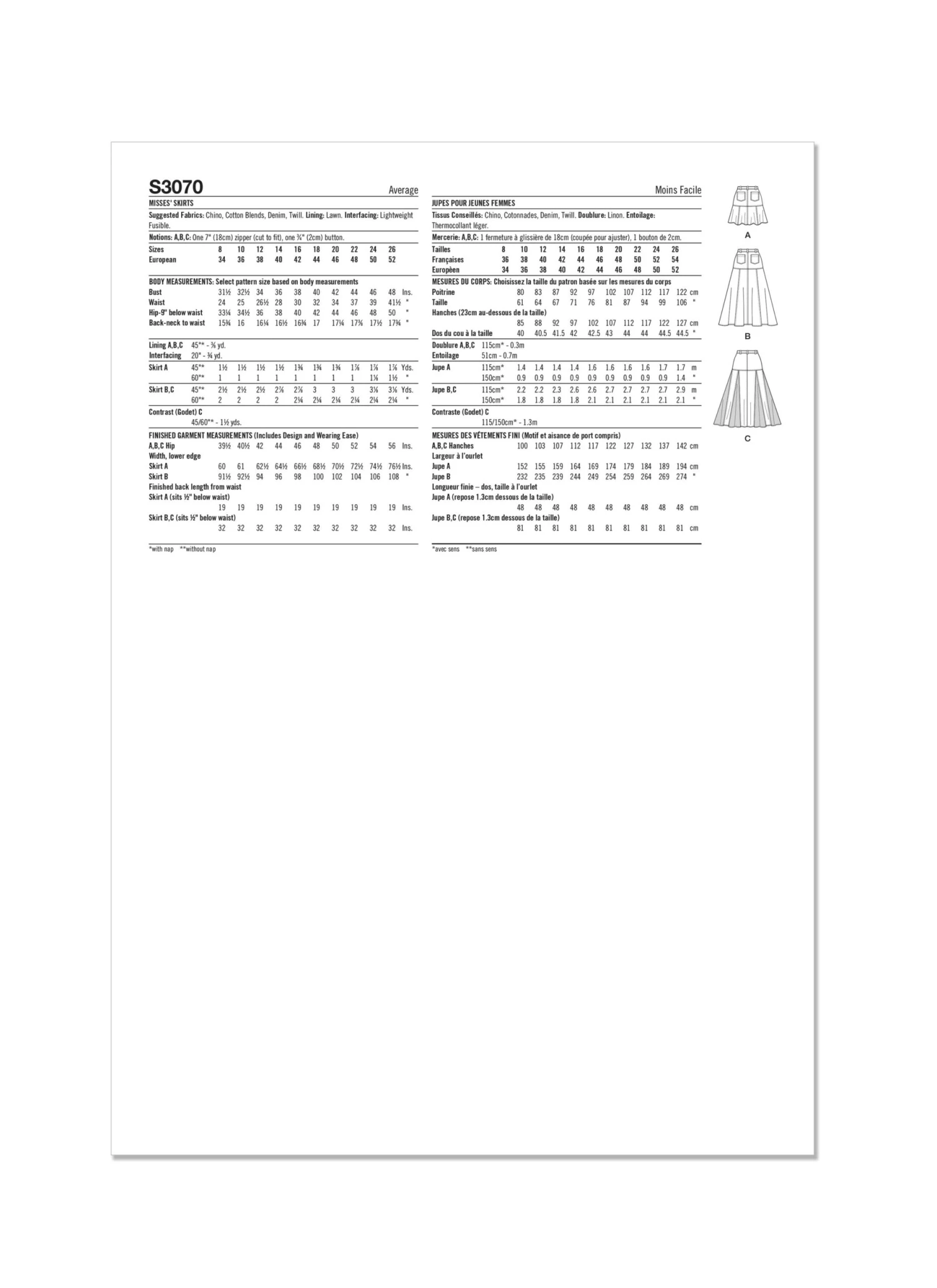 Simplicity Sewing Pattern 3070 Skirts 7 Simplicity Sewing Pattern 3070 Skirts - Image 7