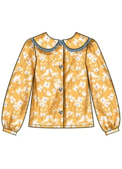 Simplicity Sewing Pattern 3077 Girls' Tops -Jaycotts Shop S3077 02