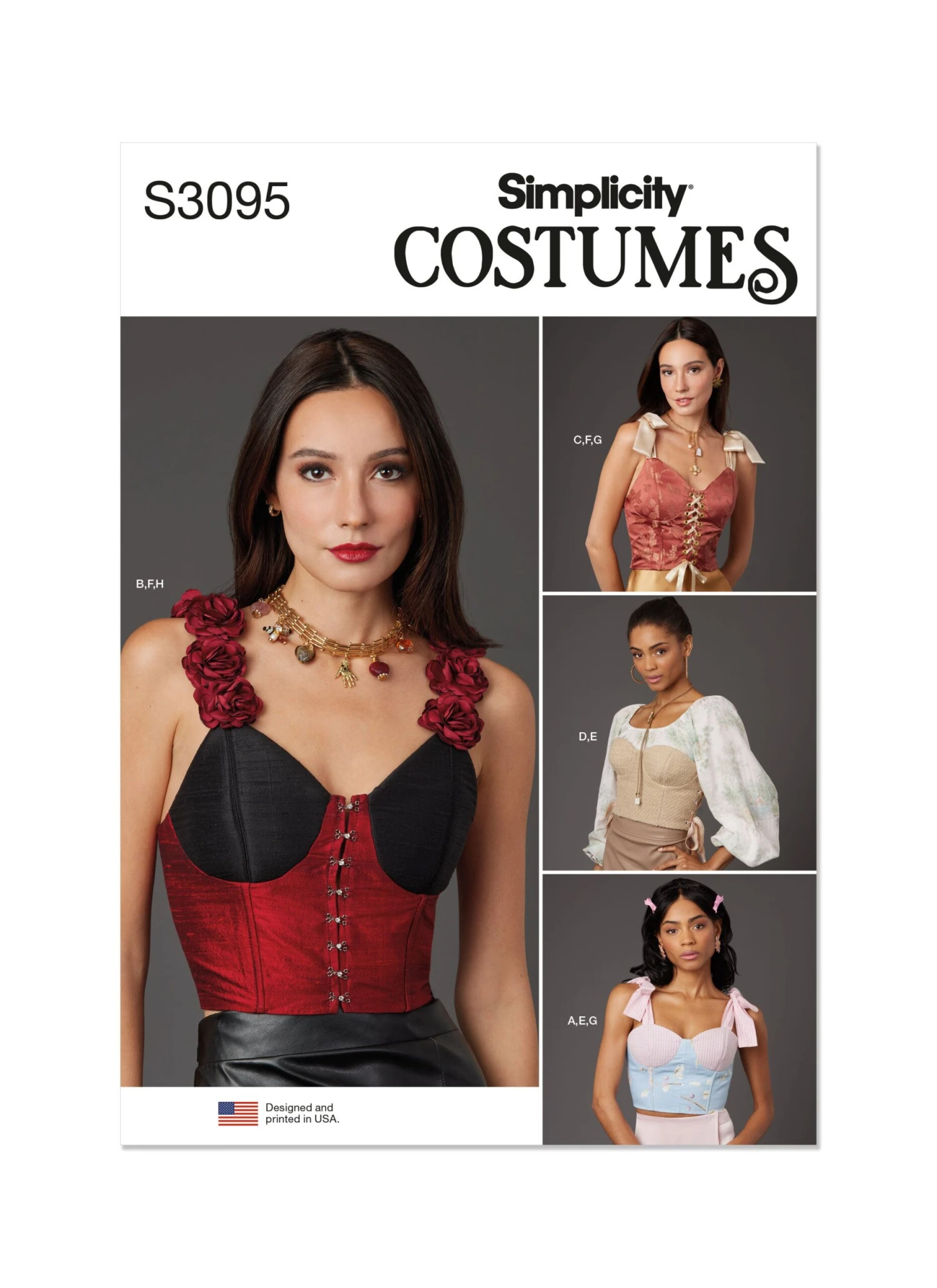 Simplicity Sewing Pattern 3095 Design Your Own Corset 2 Simplicity Sewing Pattern 3095 Design Your Own Corset - Image 2