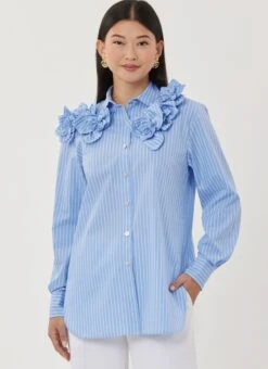 Simplicity Sewing Pattern 3101 Shirt With Detachable 3D Flowers