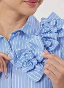 Simplicity Sewing Pattern 3101 Shirt With Detachable 3D Flowers -Jaycotts Shop S3101 05
