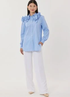 Simplicity Sewing Pattern 3101 Shirt With Detachable 3D Flowers -Jaycotts Shop S3101 06