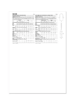 Simplicity Sewing Pattern 3109 Children's And Adults' Robe, Shorts And Pants -Jaycotts Shop S3109 envelope back