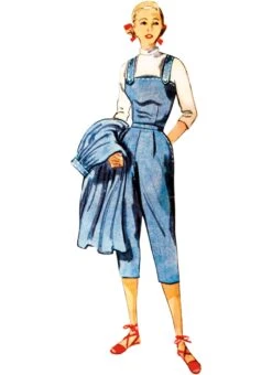 Simplicity Sewing Pattern 3115 1950's Two-Piece Play Suit And Skirt -Jaycotts Shop S3115 03