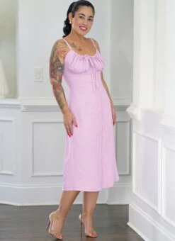 Simplicity Sewing Pattern S3128 Fitted Dress In Mini And Midi Length -Jaycotts Shop S3128 03
