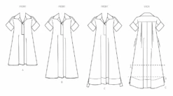 Simplicity Sewing Pattern S3130 Loose Fitting Pullover Dress 15 Simplicity Sewing Pattern S3130 Loose Fitting Pullover Dress -Jaycotts Shop S3130 line art