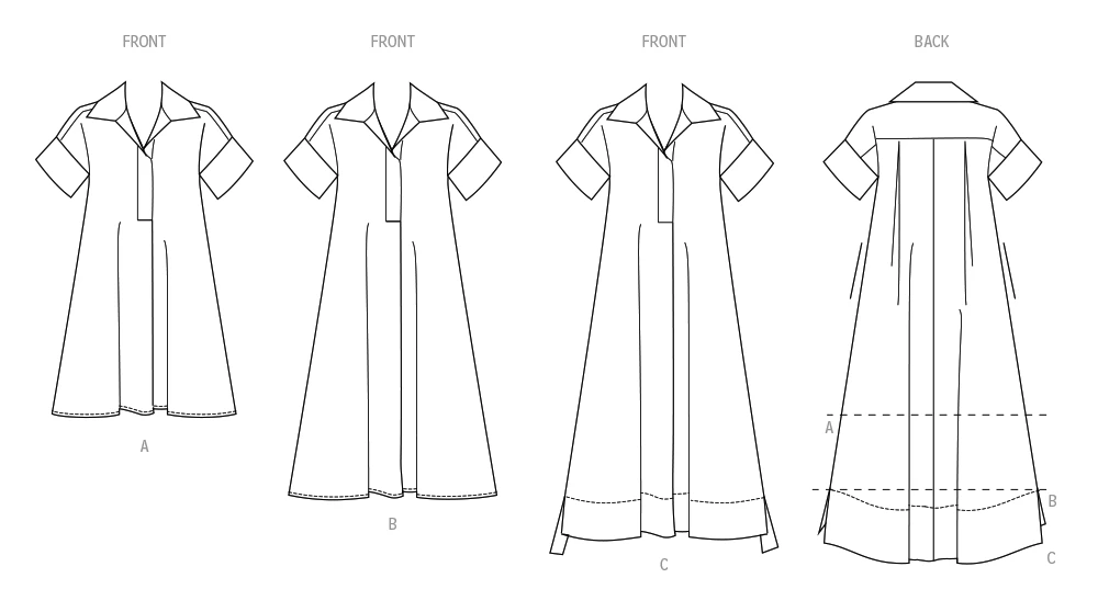 Simplicity Sewing Pattern S3130 Loose Fitting Pullover Dress 8 Simplicity Sewing Pattern S3130 Loose Fitting Pullover Dress - Image 8