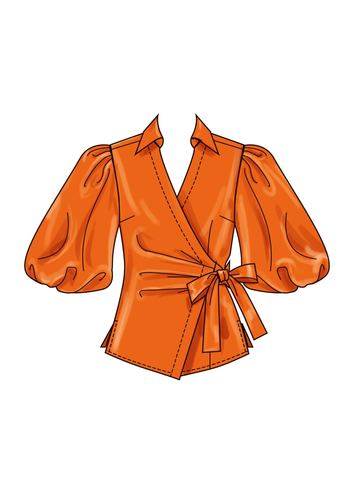 Simplicity Sewing Pattern 3135 Wrap Top 7 Simplicity Sewing Pattern 3135 Wrap Top - Image 7