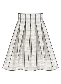 Simplicity Sewing Pattern 3139 Pleated Skirt In Two Lengths And Belt -Jaycotts Shop S3139 02