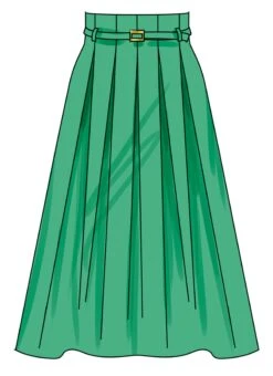 Simplicity Sewing Pattern 3139 Pleated Skirt In Two Lengths And Belt -Jaycotts Shop S3139 04