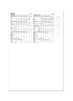 Simplicity Sewing Pattern 3143 Misses' Pajamas 15 Simplicity Sewing Pattern 3143 Misses' Pajamas -Jaycotts Shop S3143 envelope back