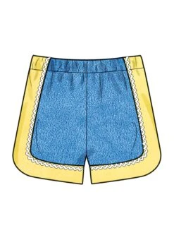 Simplicity Sewing Pattern 3145 Babies' Contrast Shirt And Shorts -Jaycotts Shop S3145 04