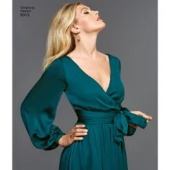 Simplicity Pattern 8013 Misses' Vintage 1970s Dresses -Jaycotts Shop S8013 product hires 04