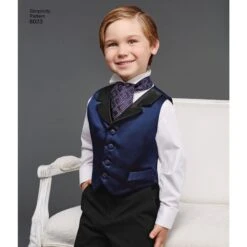 Simplicity Pattern 8023 Boy's And Men's Special Occasion Accessories -Jaycotts Shop S8023 product hires 02
