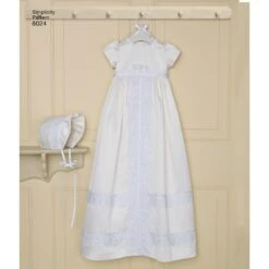 Simplicity Pattern 8024 Classic Christening Gowns Pattern 9 Simplicity Pattern 8024 Classic Christening Gowns Pattern -Jaycotts Shop S8024 product hires 03