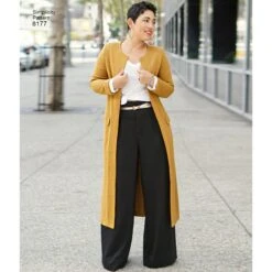 Simplicity Pattern 8177 Features A Duster Length Coat Or Vest,