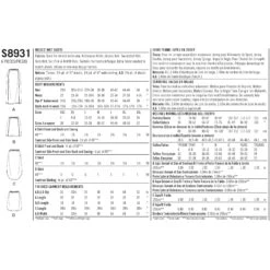 Simplicity Sewing Pattern 8931 Misses' Knit Skirts -Jaycotts Shop S8931