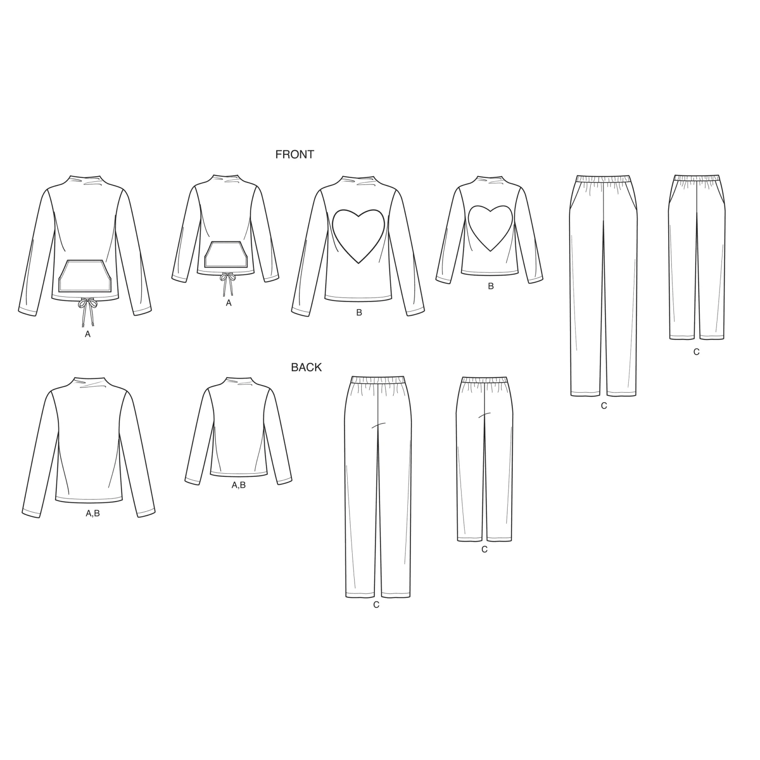 Simplicity Sewing Pattern 9019 Girls' And Misses' Loungewear 10 Simplicity Sewing Pattern 9019 Girls' And Misses' Loungewear - Image 10