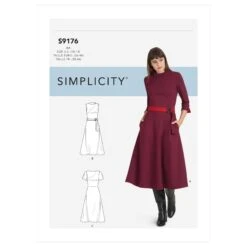 Simplicity Sewing Pattern 9176 Misses' / Women's Dresses -Jaycotts Shop S9176 envelope front