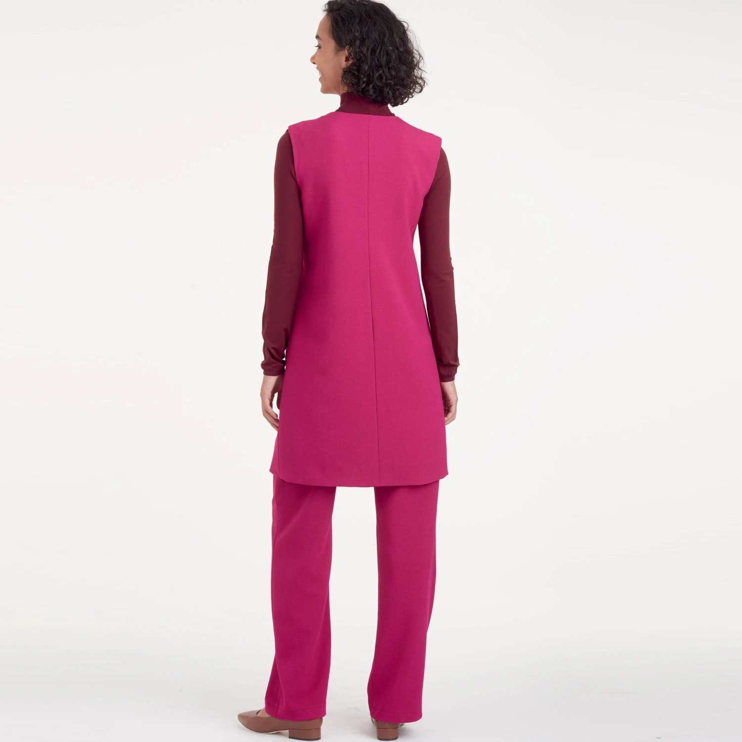 Simplicity 9184 Misses' And Women's Waiscoat And Trousers Sewing Pattern 5 Simplicity 9184 Misses' And Women's Waiscoat And Trousers Sewing Pattern - Image 5