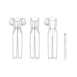 Simplicity Sewing Pattern 9234 Jumpsuit -Jaycotts Shop S9234 line art