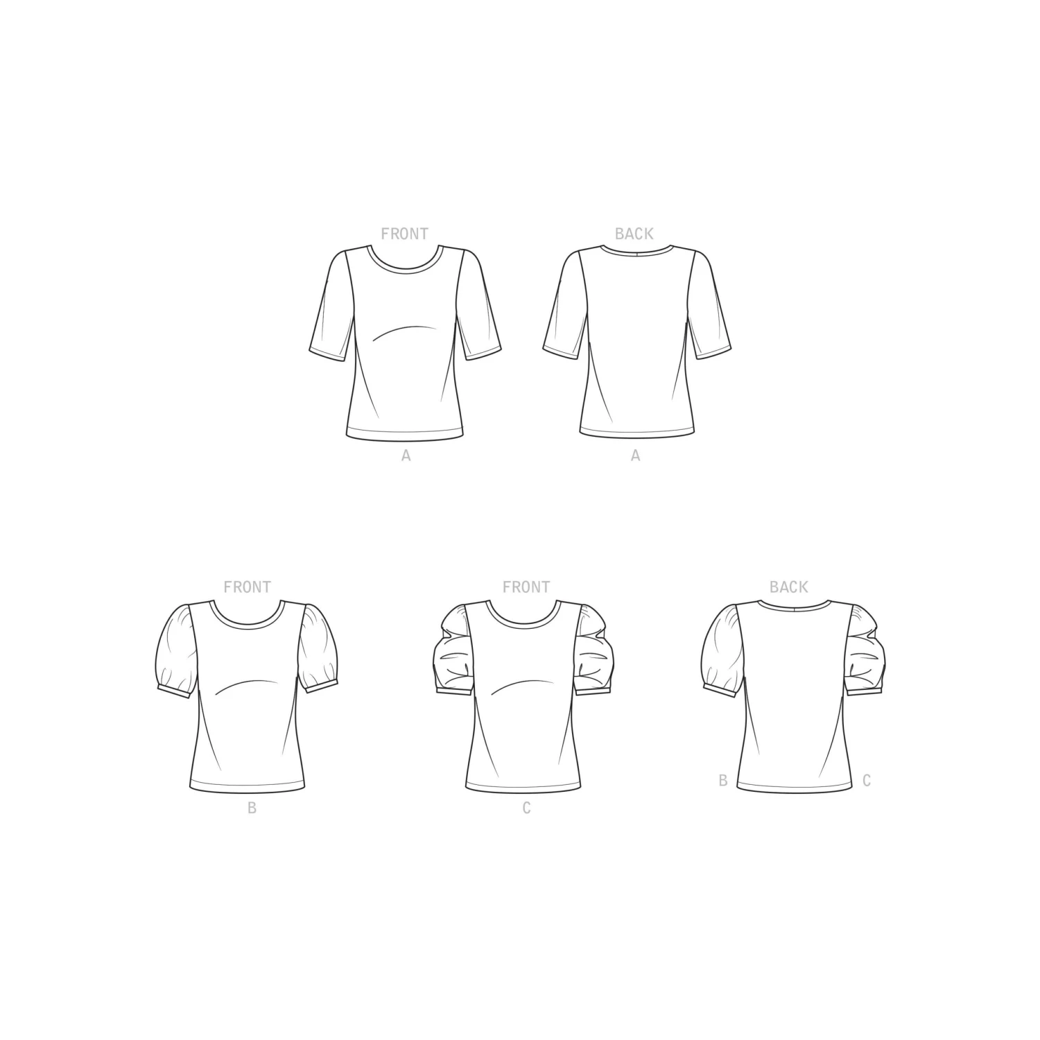 Simplicity Sewing Pattern 9273 Knit Tops With Scoop Neck 8 Simplicity Sewing Pattern 9273 Knit Tops With Scoop Neck - Image 8