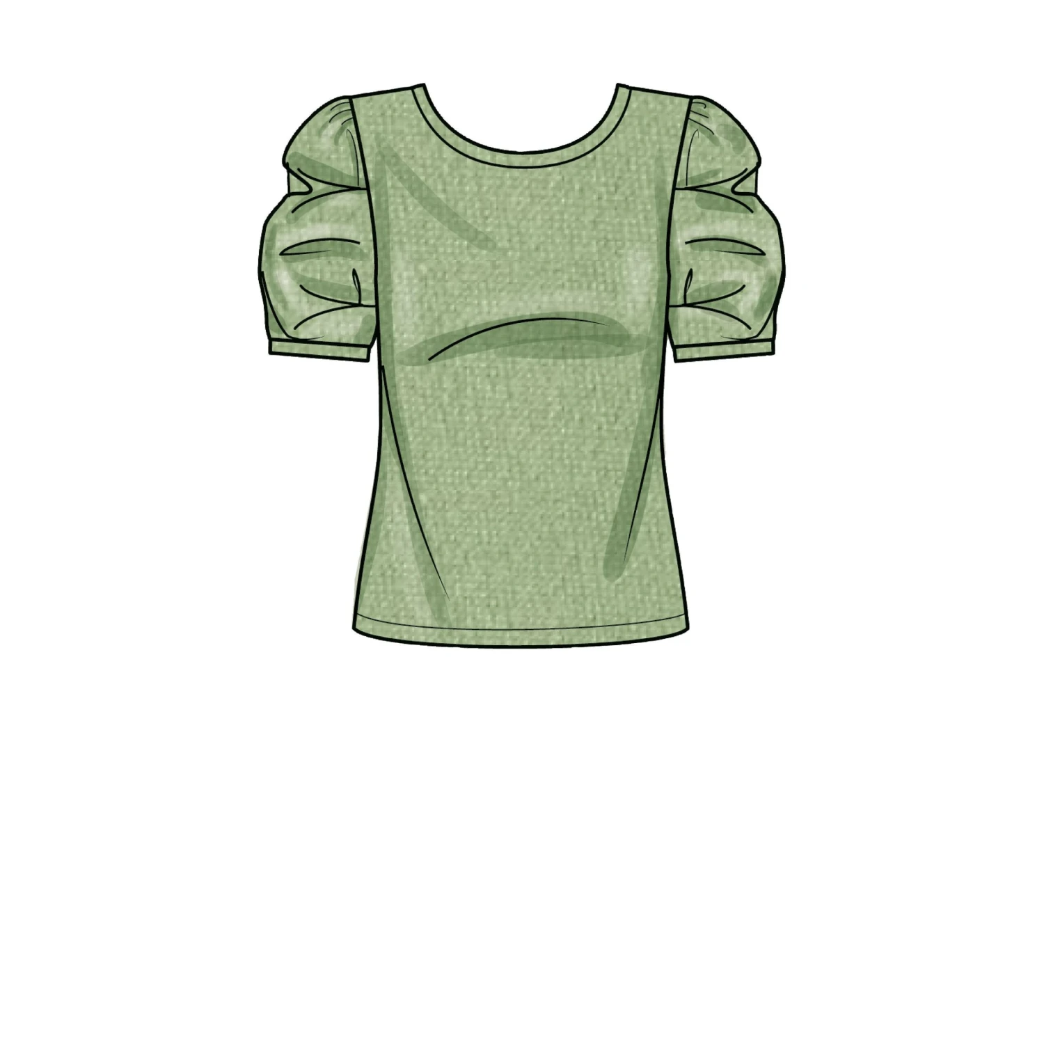 Simplicity Sewing Pattern 9273 Knit Tops With Scoop Neck 6 Simplicity Sewing Pattern 9273 Knit Tops With Scoop Neck - Image 6