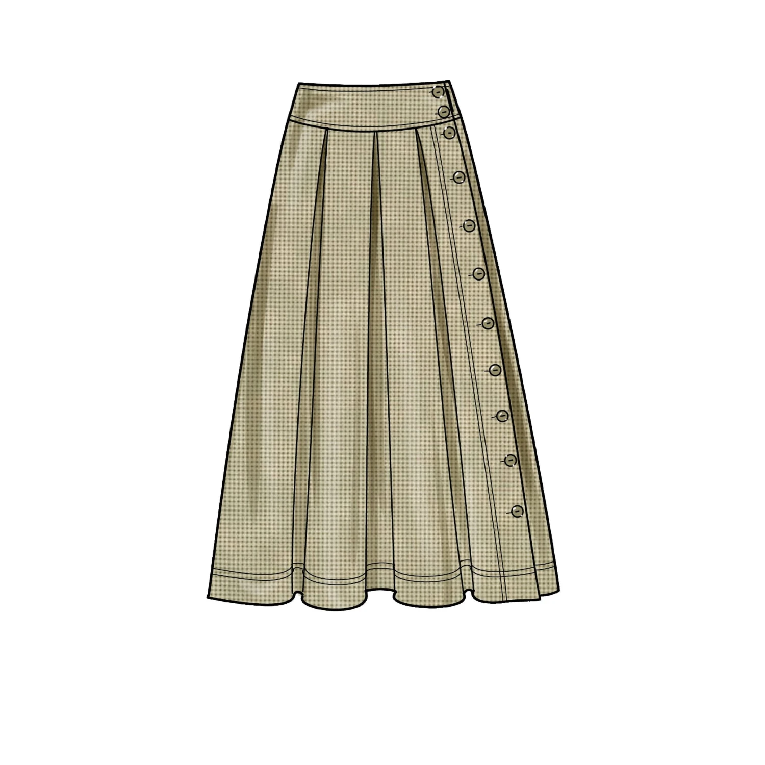 Simplicity Sewing Pattern 9377 Misses' Flared Skirts In Two Lengths 3 Simplicity Sewing Pattern 9377 Misses' Flared Skirts In Two Lengths - Image 3