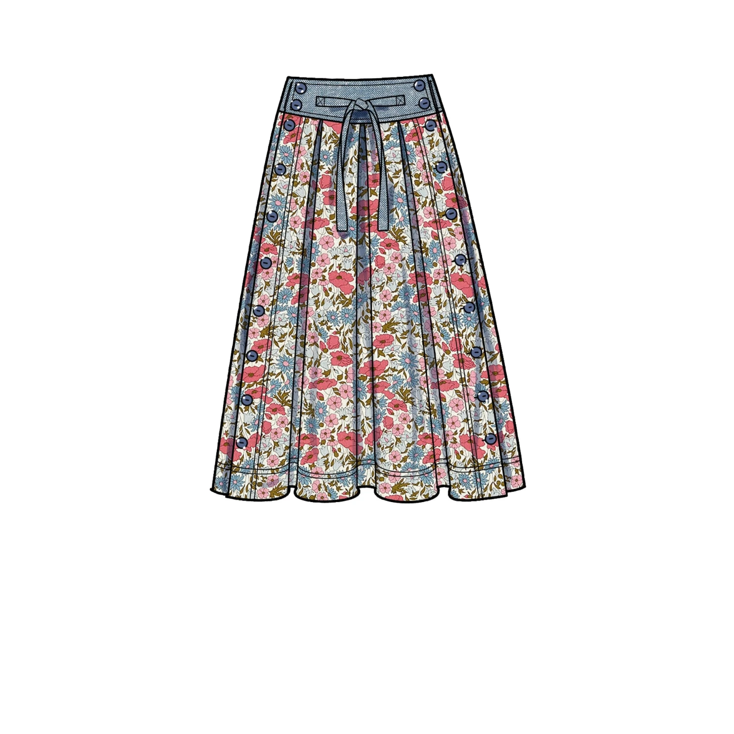 Simplicity Sewing Pattern 9377 Misses' Flared Skirts In Two Lengths 5 Simplicity Sewing Pattern 9377 Misses' Flared Skirts In Two Lengths - Image 5