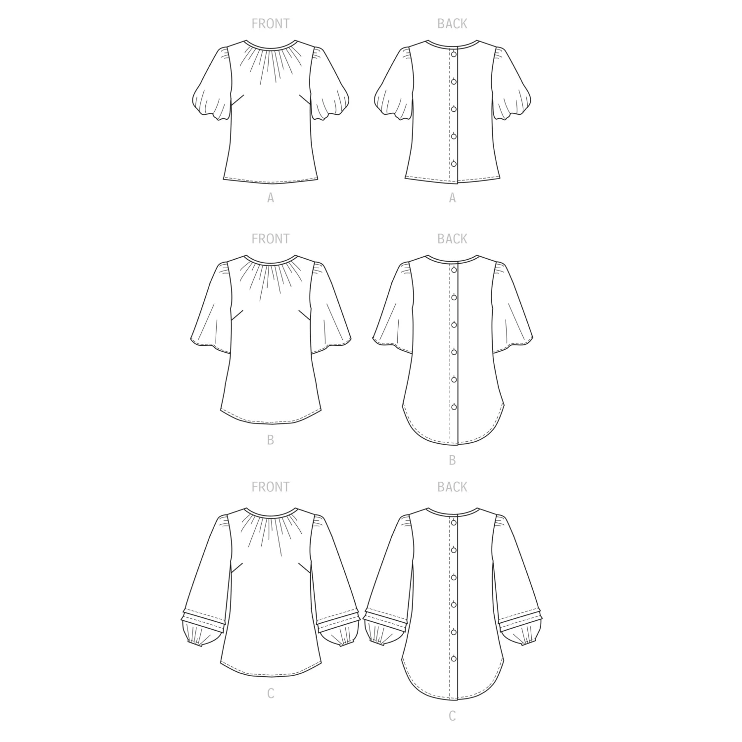 Simplicity 9548 Women's Top And Tunic Pattern 7 Simplicity 9548 Women's Top And Tunic Pattern - Image 7