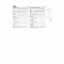 Simplicity Sewing Pattern 9602 Misses' Caftans And Wraps 13 Simplicity Sewing Pattern 9602 Misses' Caftans And Wraps -Jaycotts Shop S9602 envelope back