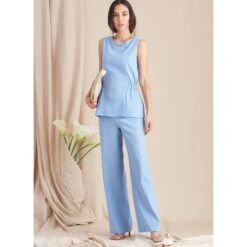 Simplicity Sewing Pattern 9612 Misses' Tops, Trousers And Shorts